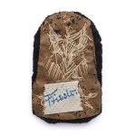 An eagle embroidered with a byline.
