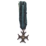 Miniature - Silver Cross of the Order of War Virtuti Militari - 5th class, Jan Knedler(?).