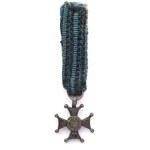 Miniature - Silver Cross of the Order of War Virtuti Militari - 5th class, Jan Knedler(?).