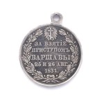 Medal Tsarist Russia, Taking Warsaw by Storm.