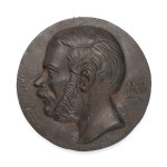 Plakieta August Hirszman proj. Ludwika Ciechomska