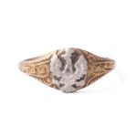 Patriotic ring with eagle