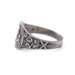 Patriotic/religious ring with Our Lady of Czestochowa
