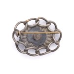 Patriotic brooch with eagle and chain (chains)