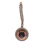 Patriotic pendant with a three-field coat of arms from the January Uprising period
