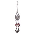 Patriotic devise with eagle and falcon