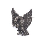 Patriotic brooch - eagle breaking the chains