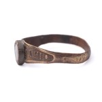 Patriotic ring from the 1861 Jasna Gora Manifestation in commemoration of Bloody Sunday in Warsaw with the inscription God with Us