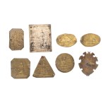 Set of 8 tourist stick nails related to Krakow