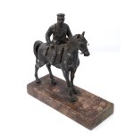 Sculpture of Józef Piłsudski on a Chestnut Horse
