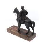 Sculpture of Józef Piłsudski on a Chestnut Horse