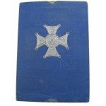 ID CARD SILVER CROSS OF THE ORDER OF WAR VIRTUTI MILITARI NUMBER 611 (V CLASS), SO CALLED. "RAILWAY"