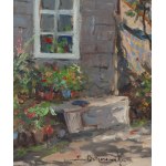 Eugeniusz Dzierzencki (1905 Warsaw - 1990 Sopot), "Terrace on Capri".