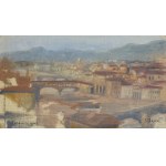 Soter Jaxa Malachowski (1867 Wolanow near Odesa - 1952 Krakow), "Firenze" ("View").