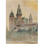 Mieczyslaw Serwin-Oracki (1912 Bochnia - 1978 Katowice), View of Wawel Castle