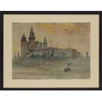 Mieczysław Serwin-Oracki (1912 Bochnia - 1978 Katovice), Pohľad na hrad Wawel
