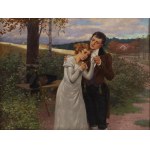 Stanislaw Sawiczewski (1866 Kraków - 1943 Warsaw), Farewell to Lotta with Werther, 1911