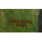 Kazimierz Mastelski (1869 Szczecin - 1954 Szczecin), Girl with flowers, 1898