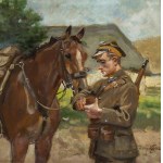 Jerzy Kossak (1886 Kraków - 1955 Kraków), A common meal