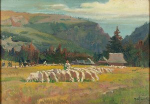 Michał Stańko (1901 Sosnowiec - 1969 Zakopane), Baca w Dolinie Kościeliskiej