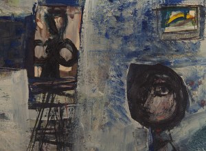 Zygmunt Józef Menkes (1896 Lwów - 1986 Riverdale, USA), Malarz w pracowni