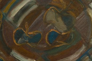 Elisabeth Ronget (1893 Chojnice - 1980 Paryż), Martwa natura z jabłkami i kieliszkiem