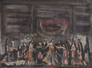 Alfred Aberdam (1894 Lwów - 1963 Paryż), Przygotowania do ślubu, 1949