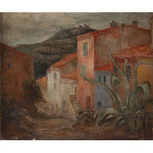 Pawel Dadlez (1904 - 1940 Rawa Ruska), Street in Collioure, after 1928