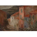Pawel Dadlez (1904 - 1940 Rawa Ruska), Street in Collioure, after 1928
