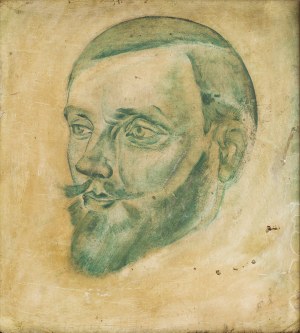 Bolesław Cybis (1895 Folwark Massandra na Krymie - 1957 Trenton (New Jersey, USA)), Głowa mężczyzny z brodą, około 1935