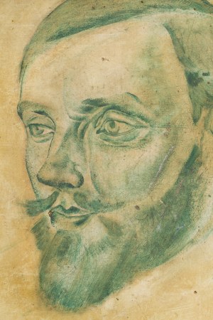 Bolesław Cybis (1895 Folwark Massandra na Krymie - 1957 Trenton (New Jersey, USA)), Głowa mężczyzny z brodą, około 1935