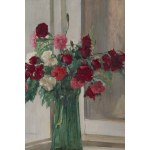 Marian Kulesza (1878 Suwalki - 1943 Vilnius), Bouquet of Carnations, 1924