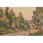 Stefan Domaradzki (1897 Nizhny Novgorod - 1983 Nandy bei Paris), Waldweg, 1948