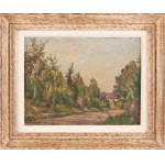 Stefan Domaradzki (1897 Nizhny Novgorod - 1983 Nandy bei Paris), Waldweg, 1948