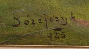Marian Józefczyk, Sad o zachodzie słońca, 1923