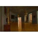 Błażej Iwanowski (1889 Jablonna - 1966 Warsaw), Rejtan Hall at the Royal Castle in Warsaw