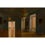Błażej Iwanowski (1889 Jablonna - 1966 Warsaw), Rejtan Hall at the Royal Castle in Warsaw
