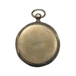 19th century sentimental medallion - silver mourning locket, circa 1900.
