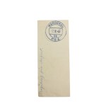 Receipt / official blank - Der Gouverneur des Distrikts Lublin, General Government, 1943.