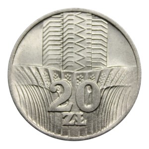 Poľsko, PRL (1952-1989) 20 zlotých 1976, mincovňa