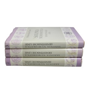 William Ernst Haim - Saxonia Numismatica Ernestinae Lineae (3 volumes), 20th c. (reprint)