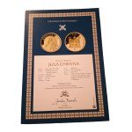 Jesus Christ - gold coin 0.999 au, St. Peter's Basilica