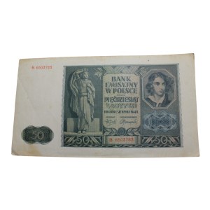 Poland - 50 zlotys 1941, Bank Emisyjny w Polsce (so-called krakowskie).