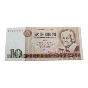 DDR - 10 Mark 1971, Banknote