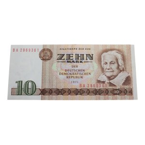 DDR - 10 Mark 1971, Banknote