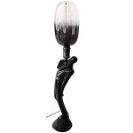 Author unrecognized, Waiter porcelain lamp