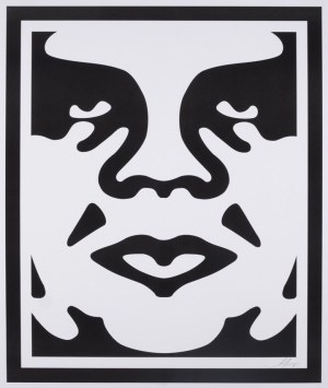 Shepard Fairey, Obey 3-face, tryptyk