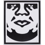 Shepard Fairey, Obey 3-face, triptych