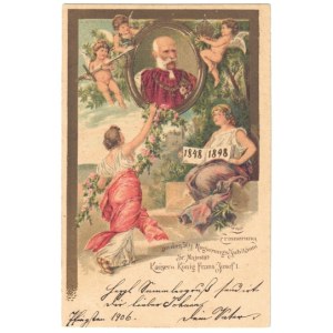 [FRANCIS JOSEPH]. 1848/1898. zur Erinnerung an das 50 j. Regierungs-Jubiläum Sr....