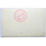 The now defunct Beskidenverein shelter with a stamp. "Lesnik" summit hostel....